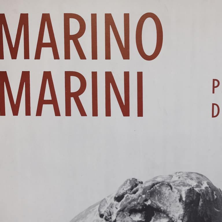 Marino Marini Personaggi Del XX Secolo Milano Poster, 1972