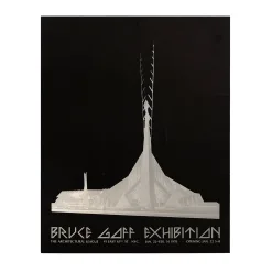 Bruce Goff at The Architectural League of New York Exhibition Poster, 1970