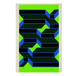 Untitled Op Art Print by Jurgen Reipka, 1973