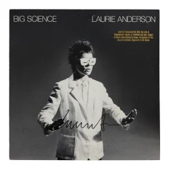 "Big Science" by Laurie Anderson LP, 1982 (Signed)