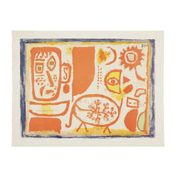 Paul Klee Untitled Color Lithograph on Paper