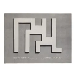 David Novros at Dwan Gallery Exhibition Poster, 1966