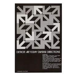 Detroit Art Today: Diverse Directions Exhibition Poster