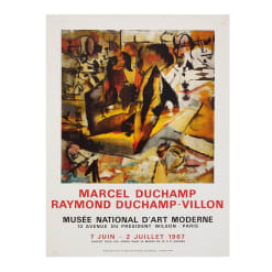 Marcel Duchamp / Ramond Duchamp-Villon Musée National D'Art Moderne Poster, 1967