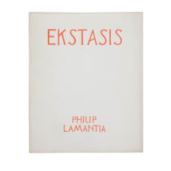 "Ekstasis" Softbound Poetry Book by Philip Lamantia, 1959