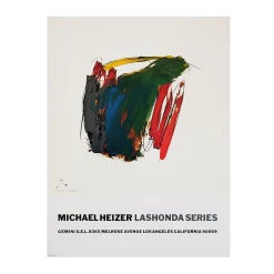 Michael Heizer Lashonda Series Gemini G.E.L. Poster, 1975