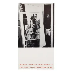 Joe Raffaele at Stable Gallery Exhibition Invitation, 1968