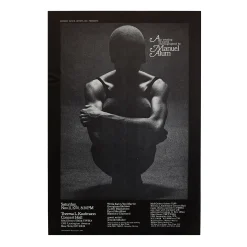 Manuel Alum Modern Dance Artists Inc. Event Poster, 1970