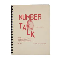 "Number Talk" Self Published Comb-bound Numerology Book by Jacki Mari, 1990