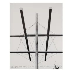 Kenneth Snelson at Dwan Gallery Exhibition Poster, 1967